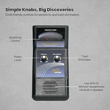 Amazon.com : Bounty Hunter Gold Digger Kids Metal Detector